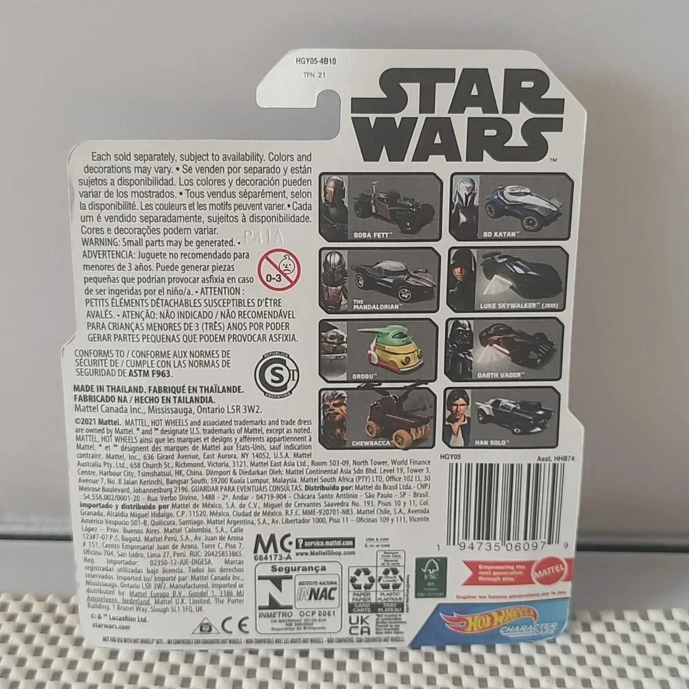 Hot Wheels Character Cars Star Wars Darth Vader Die-Cast Disney NWT